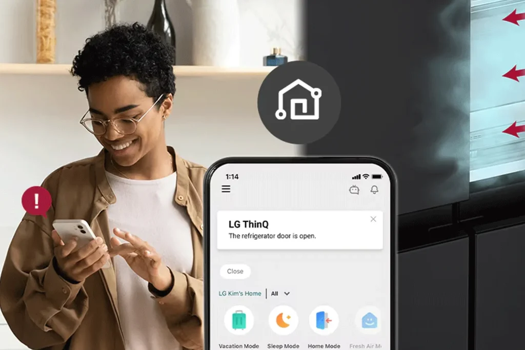 کنترل هوشمند با LG ThinQ